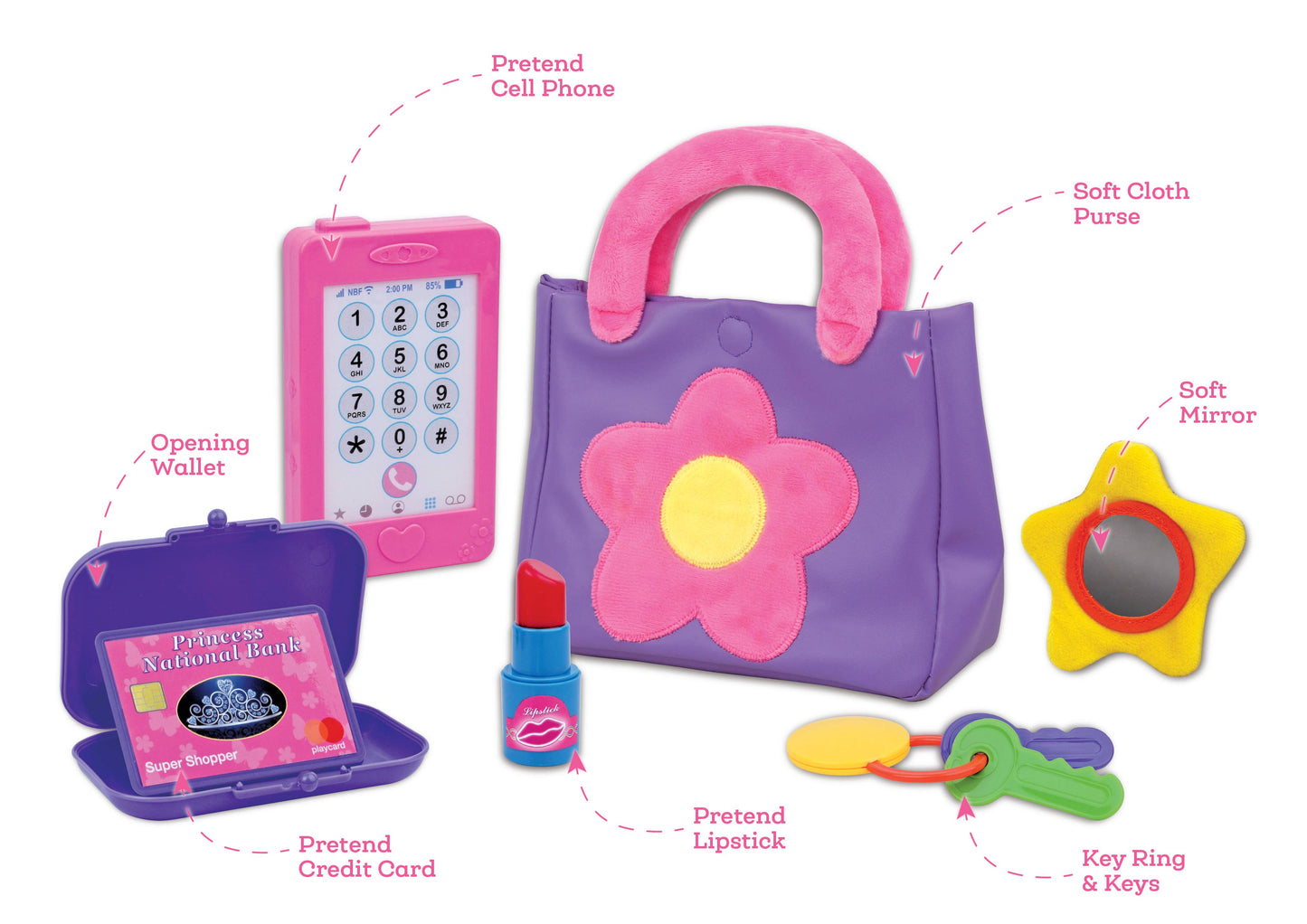 Let's Pretend Play Purse Set