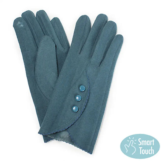 Teal Blue Gloves