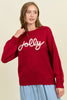 Jolly Metalic Embroidery Sweater