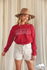 Red Mama Puff Sweatshirt