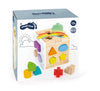 Wooden Toys Rainbow Shape Sorter Cube Playset