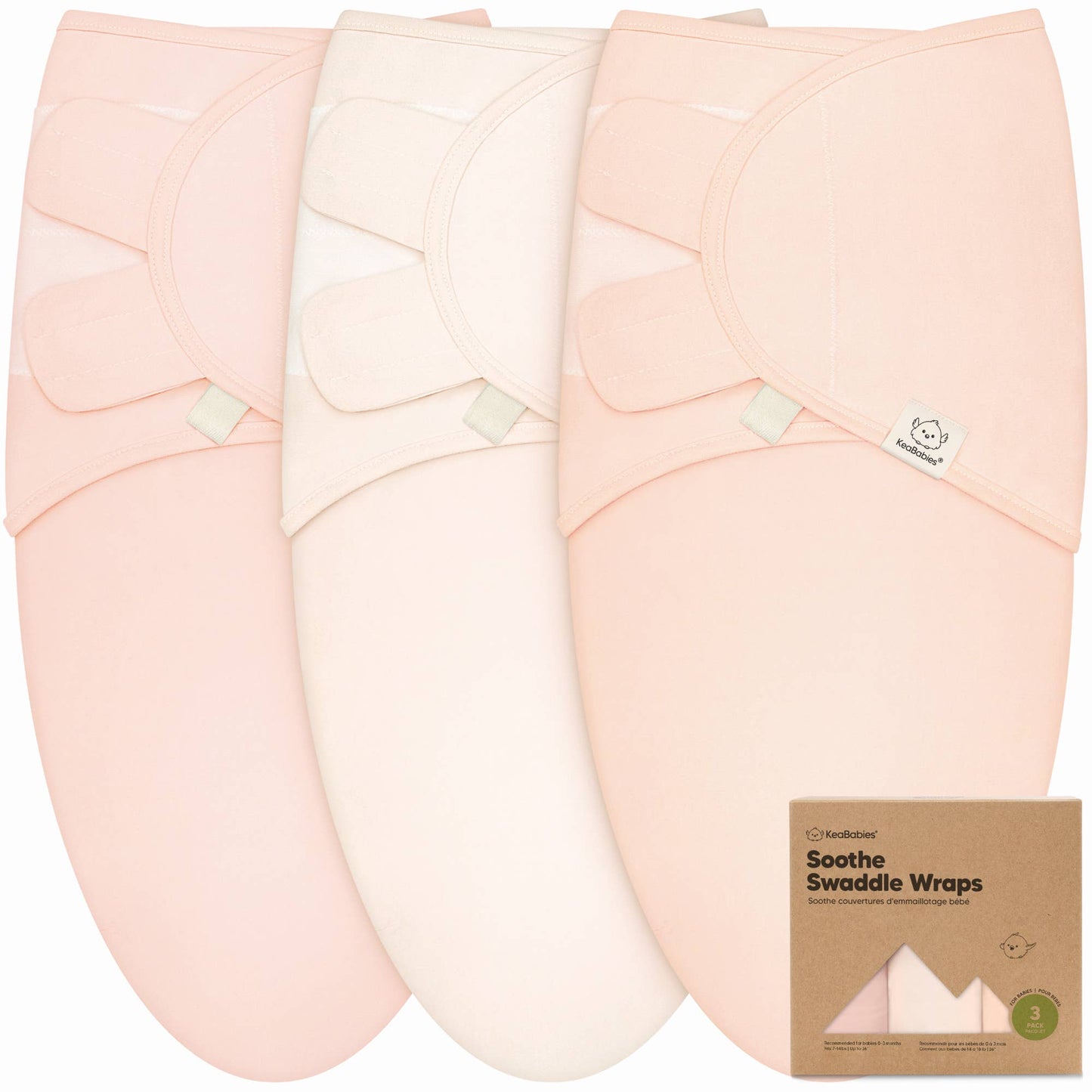 Soothe Baby Swaddle Set 0-3 Months - Pink