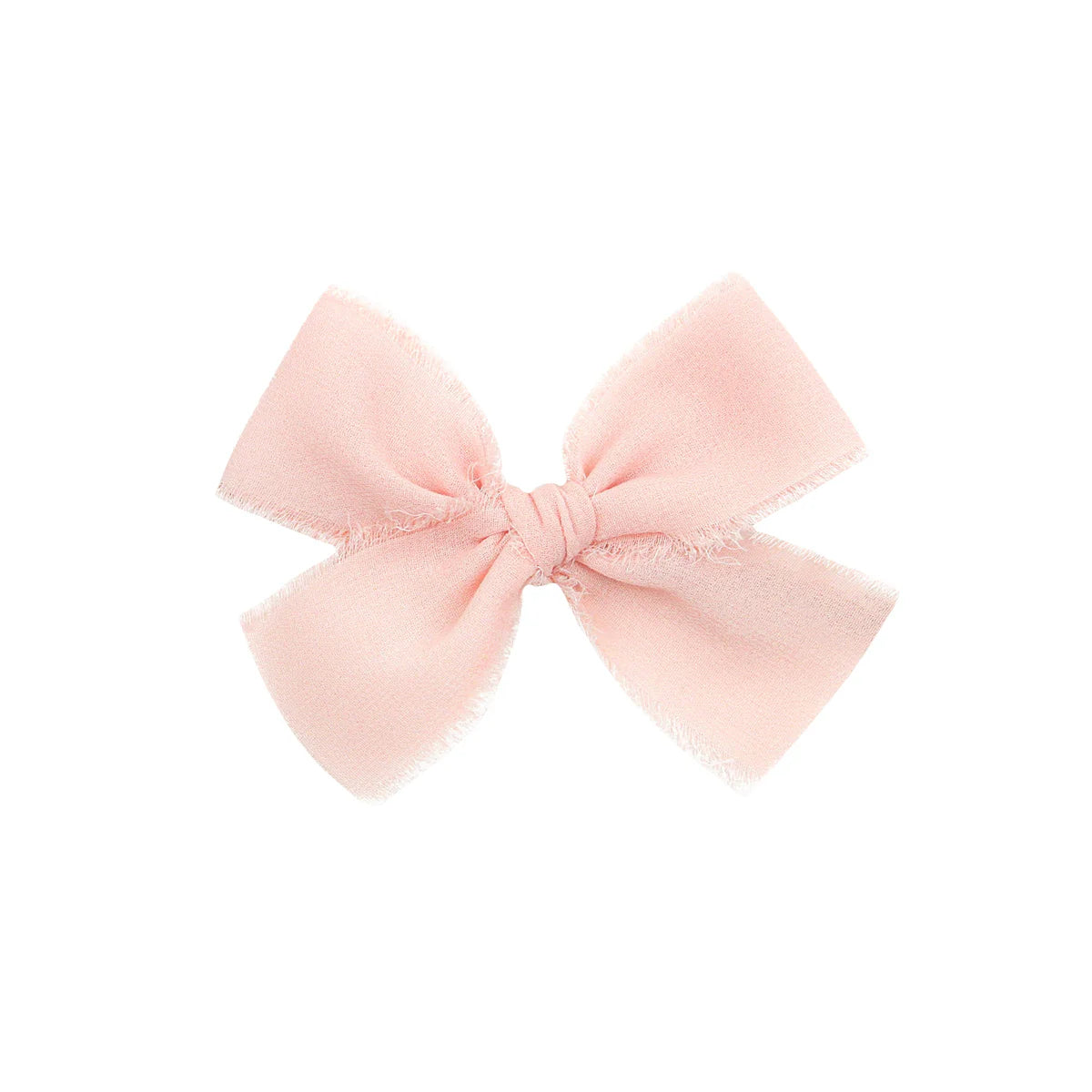 Lou Lou Chiffon Pink Bow Clip