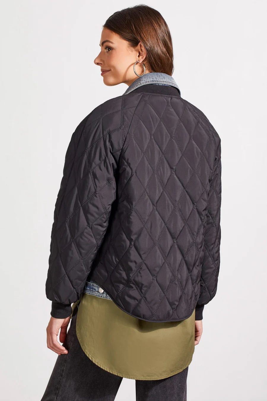 Tribal Fooler Quilted Bomber Jacket