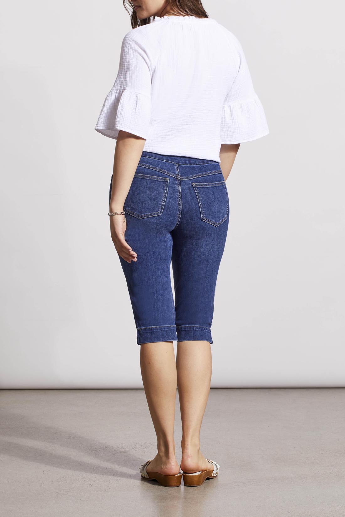 Tribal Audrey Denim Capri