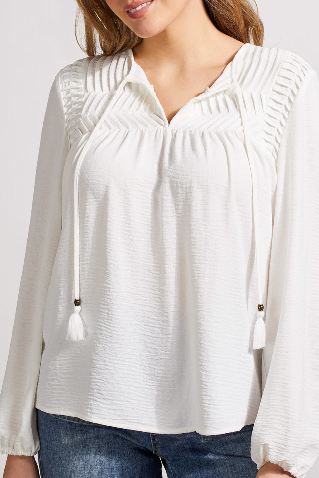 Tribal Eggshell Blouse