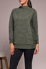Chive Tunic Mock Neck Top