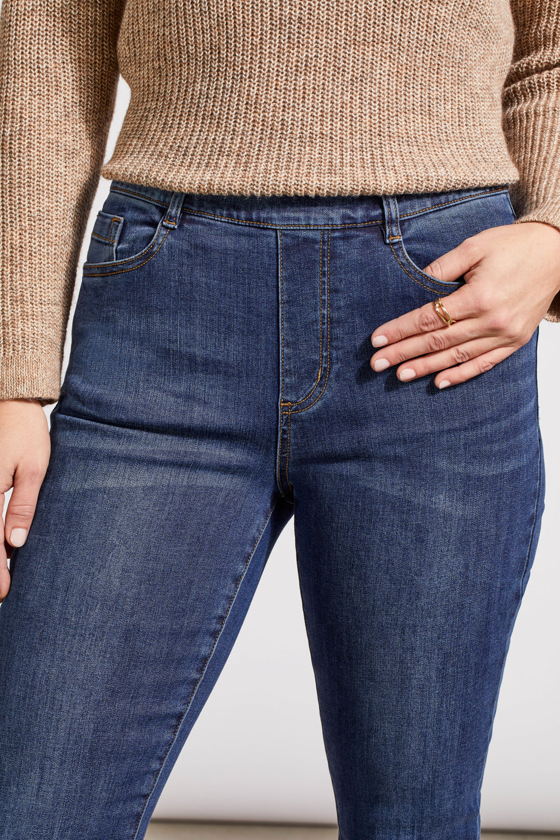 Audrey Pull On Flare Jeans