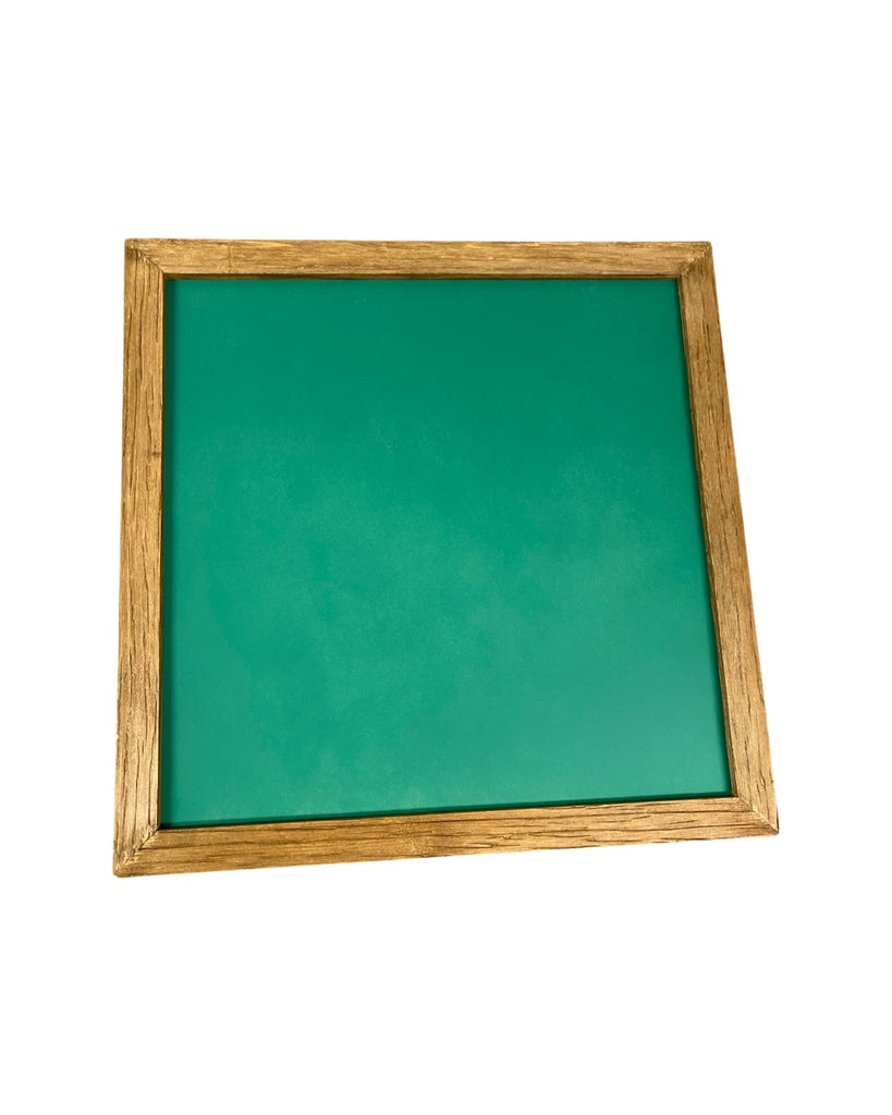 Square Wood Framed Chalkboard (2 Styles)